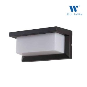 โคมไฟภายนอก Outdoor Lighting โคมไฟติดผนังภายนอก LED 18W (3000K) รุ่น WL-A012-BK