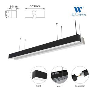 โคมไฟออฟฟิศ โคมห้อยสลิง LINEAR  LED LAMP 40W รุ่น WL-JS5070-120-40W