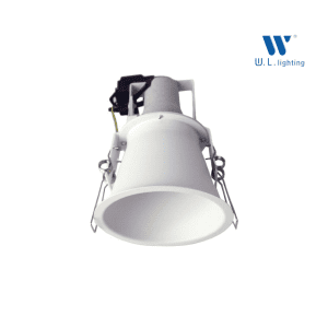 Downlight โคมไฟ ดาวน์ไลท์ E27 ขอบบาง WL-J4002-AL-WH